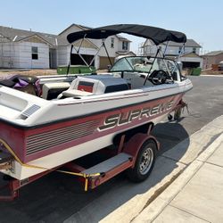 1990 SUPREME MS TOURNAMENT SERIES SKI BOAT