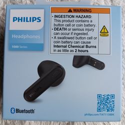 New Phillips True Wireless Bluetooth Headphones