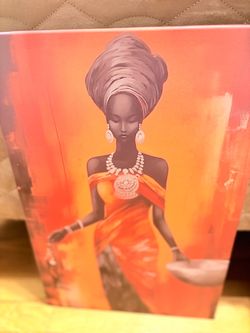 African Woman Wall Art Print