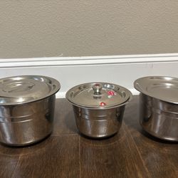 Stainless Steel Bowls With Lids