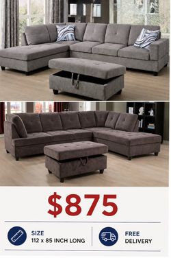 🌼FREE DELIVERY🌼Brand New Sectional Sofa Couch