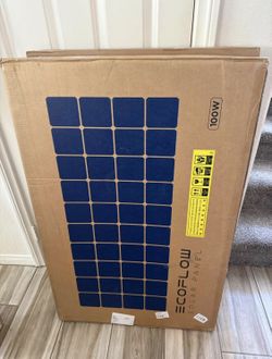 NEW EcoFlow 100W Solar Panel – Off-Grid / RV / Backup Power