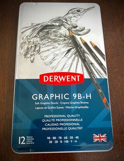 Derwent Graphite Pencils - 12 ct. B-H