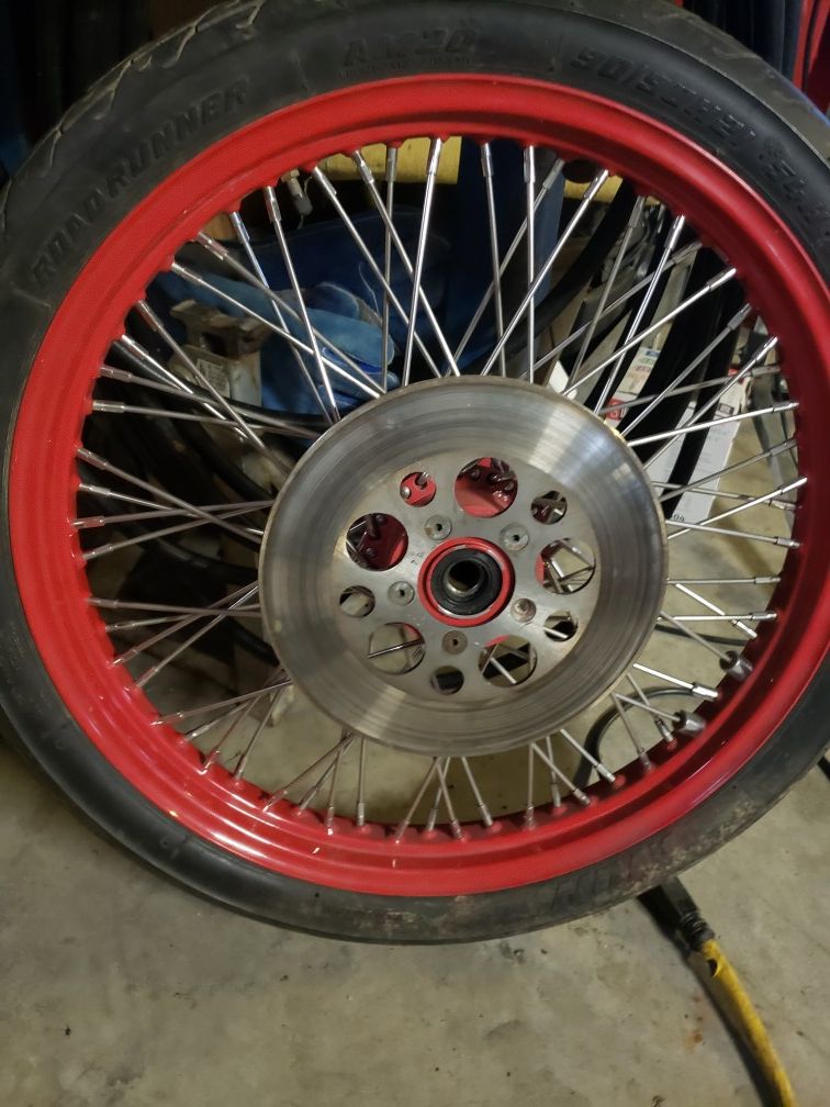 Spoke motorcycle rims