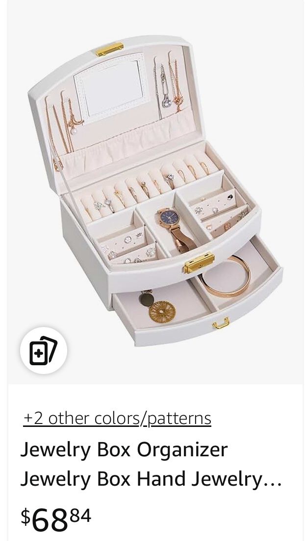 jewelry box Portable Jewelry Box Bracelet Necklace Ring