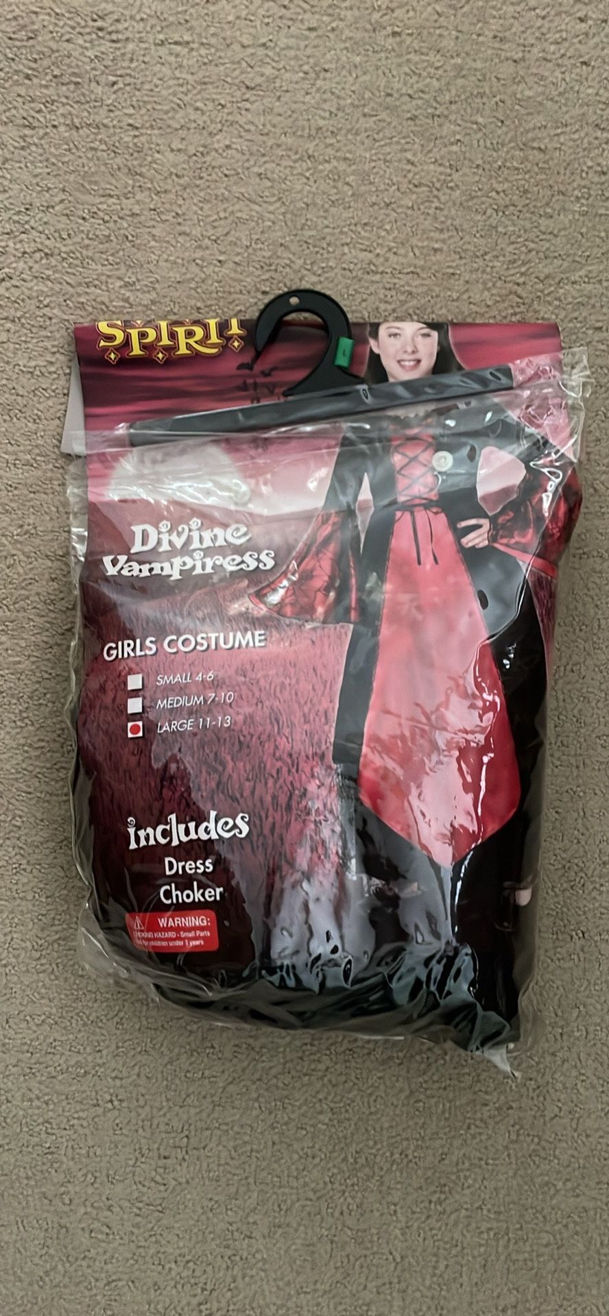 Spirit Halloween Girls Divine Vampiress Costume