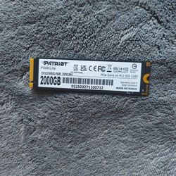 New Patriot P400 Lite pcle  M.2 X4 SSD