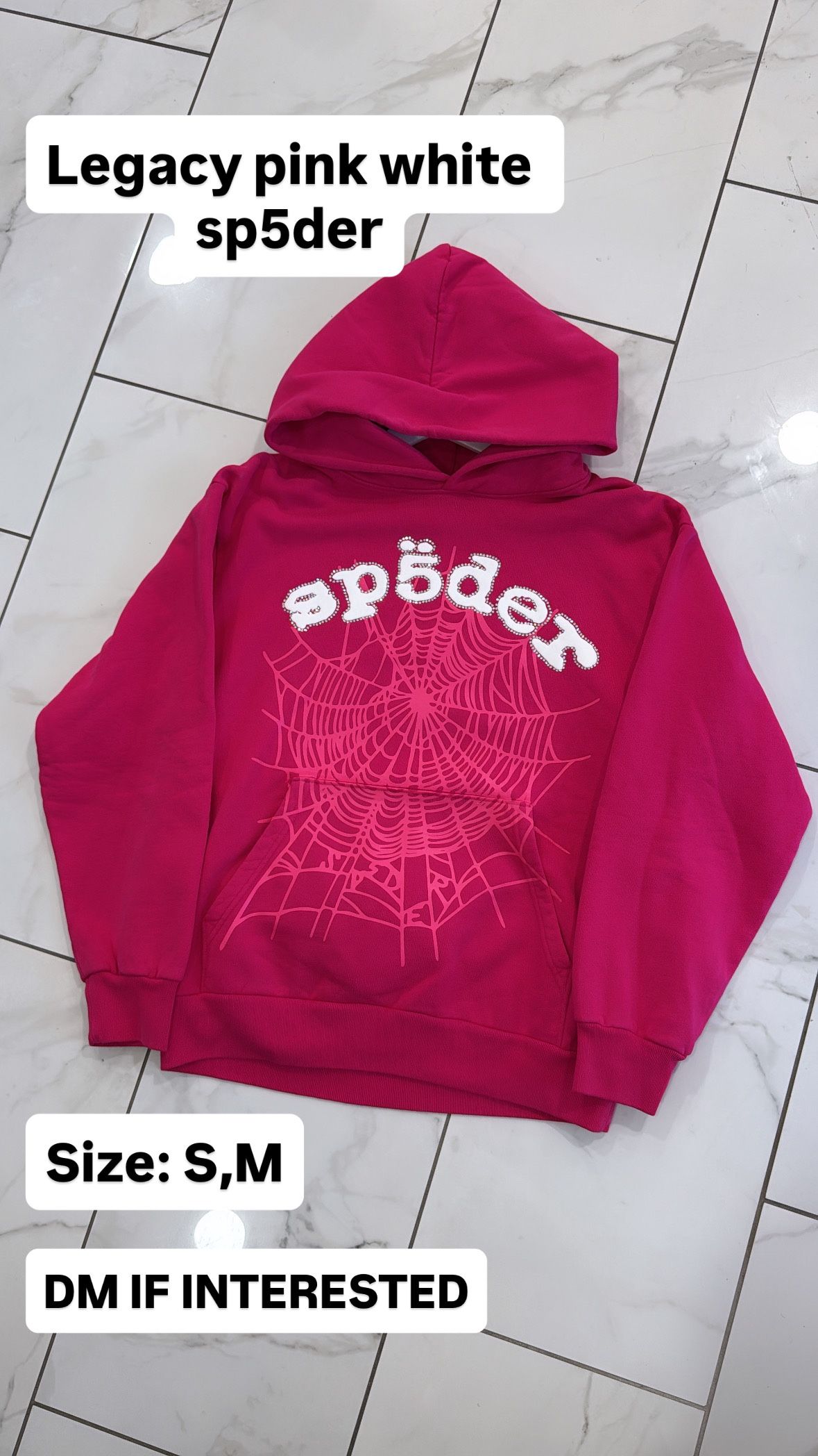 Pink Sp5der Hoodies ( 4 Different Styles )