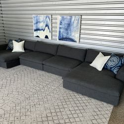 American Leather Cloud Sectional Couch