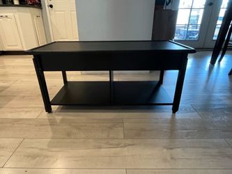 Black coffee table