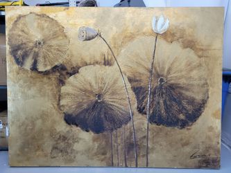 Cuadro 79 x 59 pulgadas gold