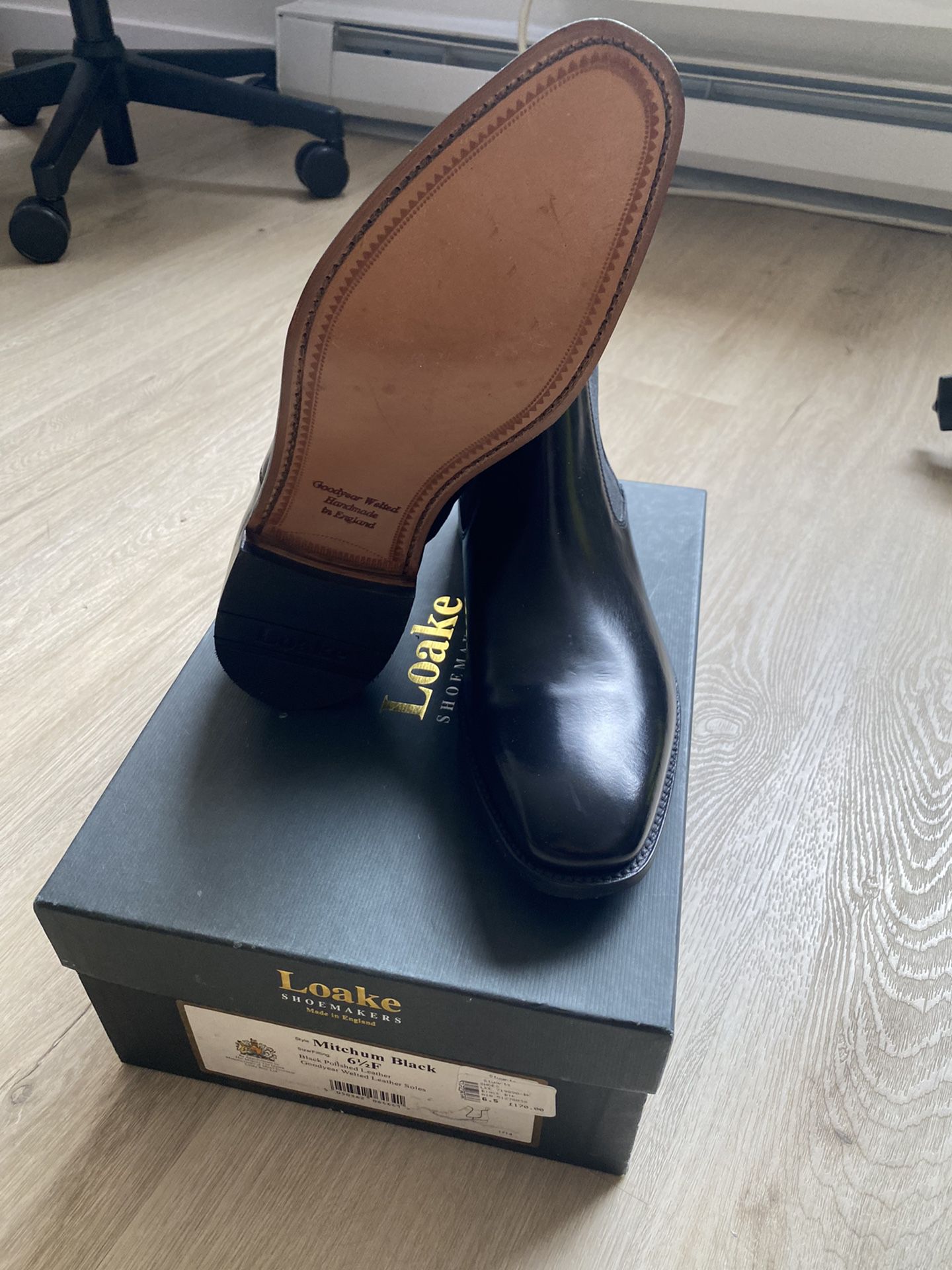 Loake Chelsea Black Boots Size 7.5 US for Sale in New York, NY -