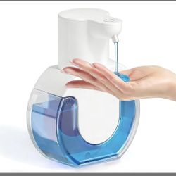 Touchless,Liquid Soap Dispenser USB Rechargeable,15oz/420ml Hand Soap Dispenser,4-Level Adjustable,Wall Mounted/Countertop Soap Dispenser For Bathroom
