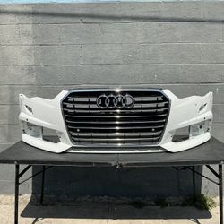 2016 - 2018 AUDI A6 C8 Front Bumper And Grill OEM 