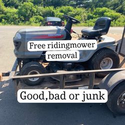 Free Riding Mower And Snowblower Removal