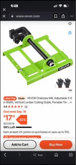 VEVOR Chainsaw Mill Lumber Cutting Guide