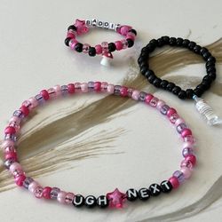 Kandi Choker Necklace + More Kandi Bracelets / Cuffs 