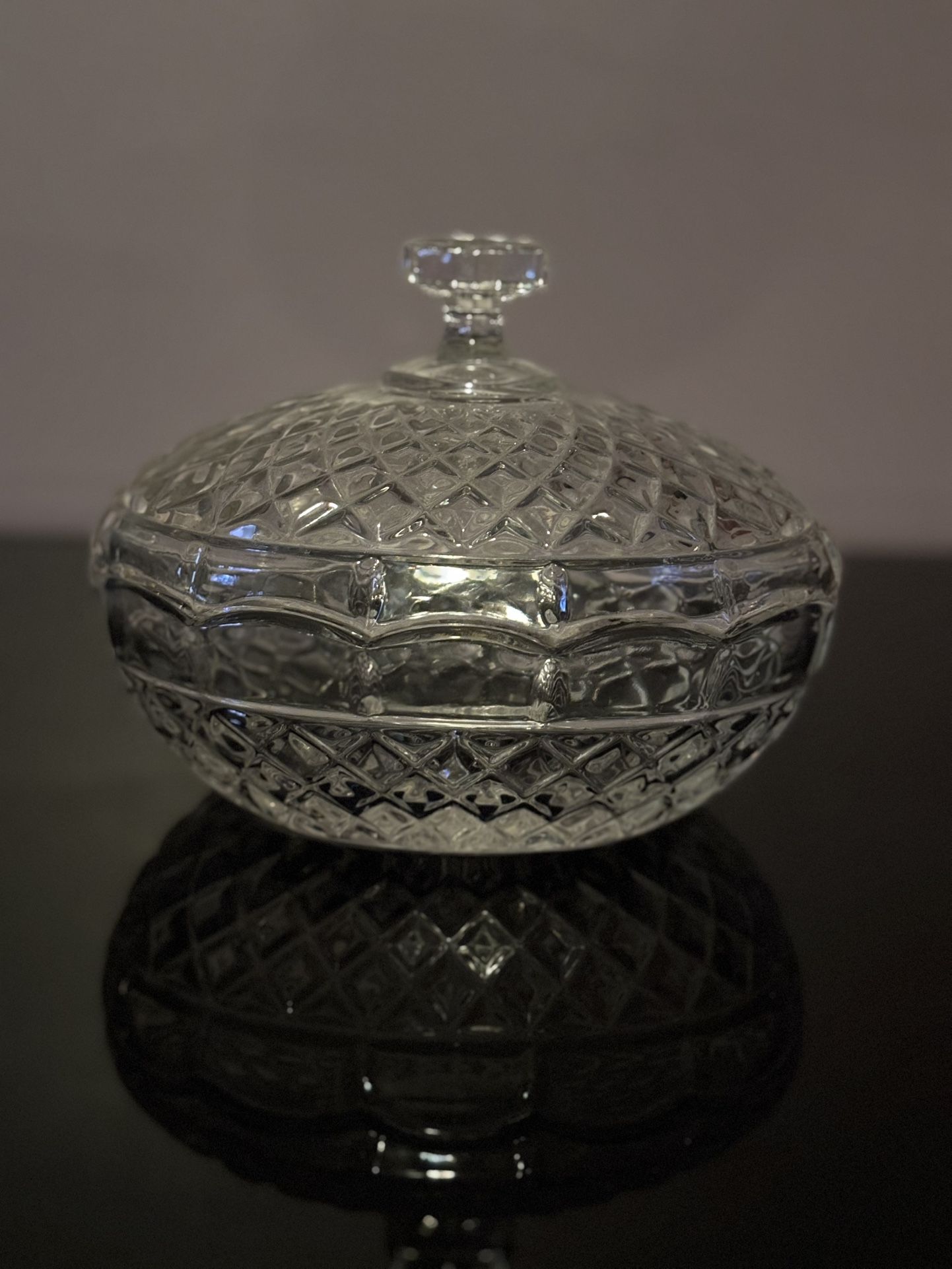 Vintage Cristal d'Arques Crystal Candy Dish