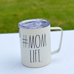 Rae Dunn MOM life insulated mug
