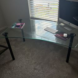 Glass Desk