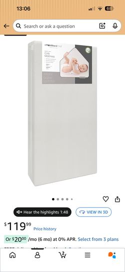 Milliard Premium Crib And Toddler Mattress
