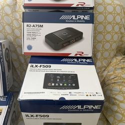 Full alpine R system speakers