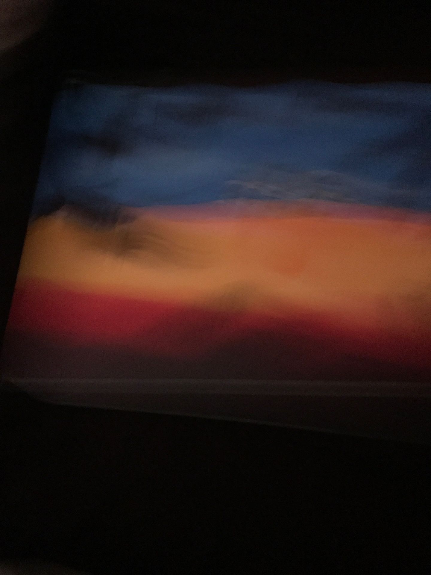 Good sun rise painting
