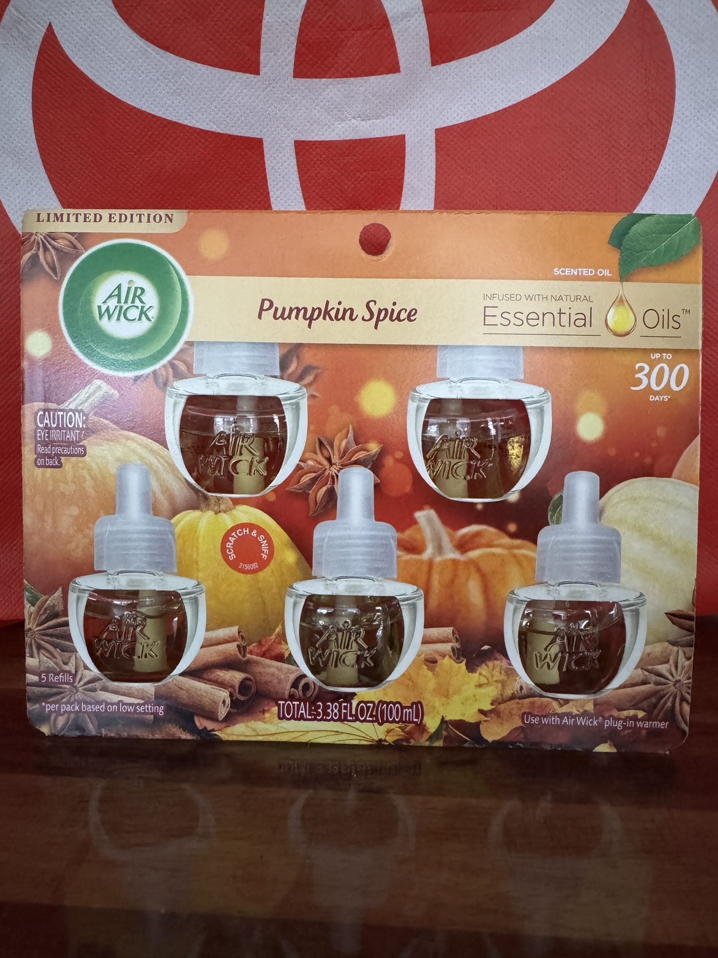Air Wick Pumpkin Spice Scented Oil 5pack