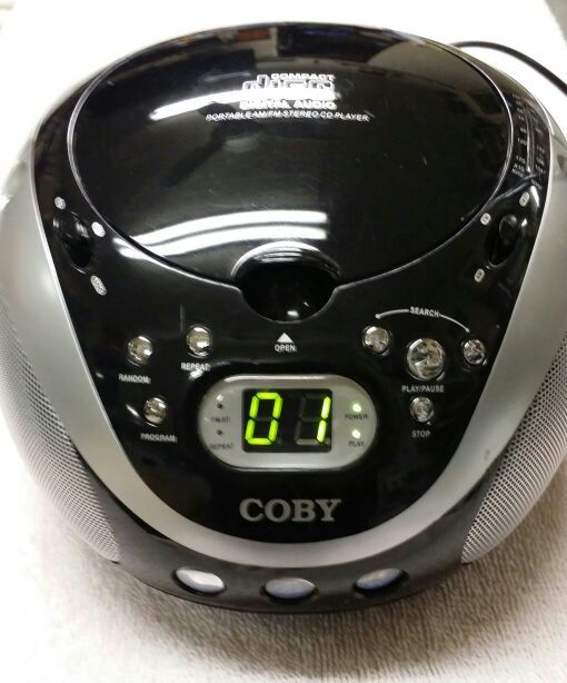 Coby Compact Disc Digital Audio Portable AM/FM stereo CD Player