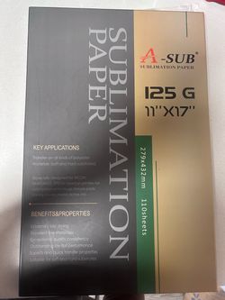 Sublimation paper
