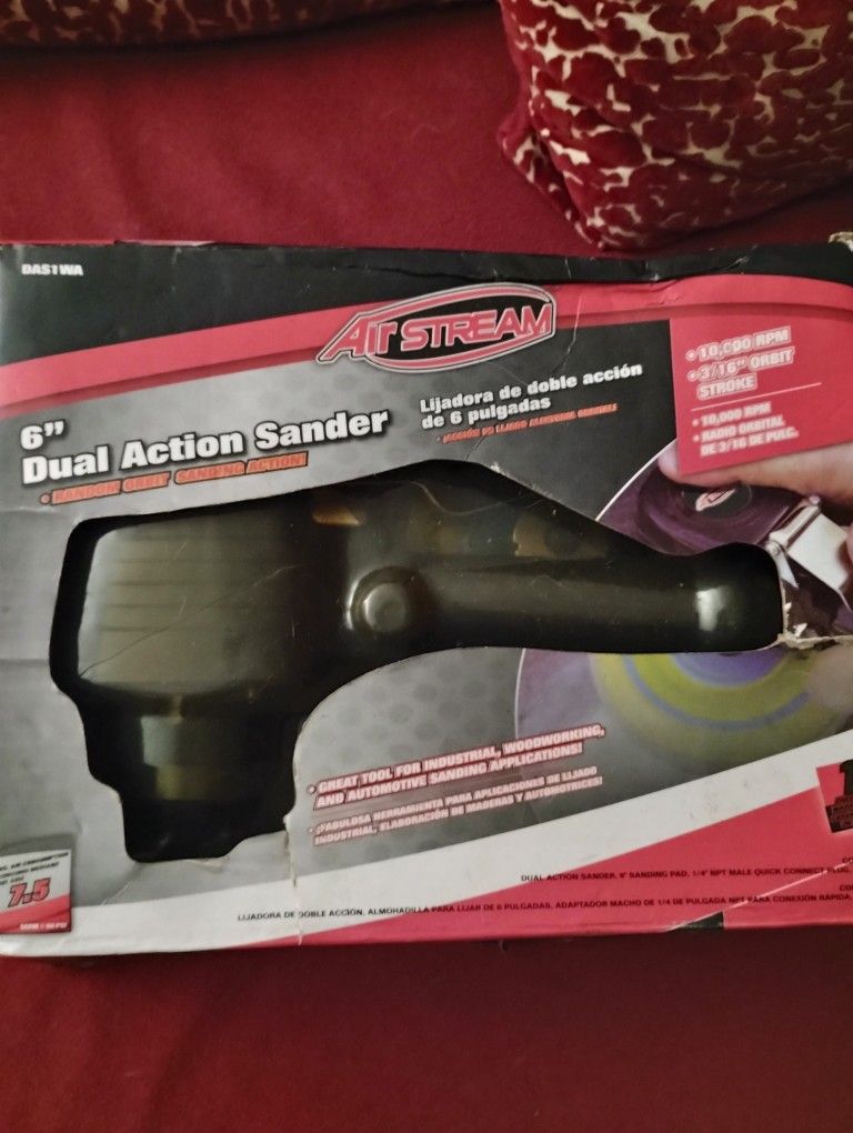 Air Stream Dual Action Sander