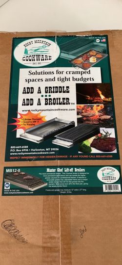 Rocky Mountain Cookware  grill/boiler
