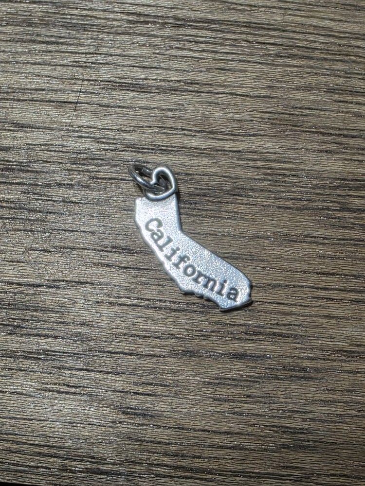 James Avery 925 Sterling Silver California State 