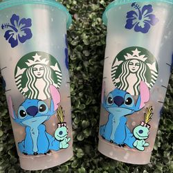 Stitch Starbucks Cold Cups