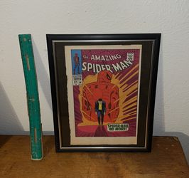 The Amazing Spider Man Comic Book Cover Print Ad / Frame 