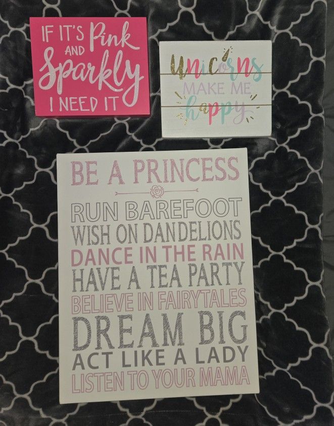 Girls Bedroom Wall Decor
