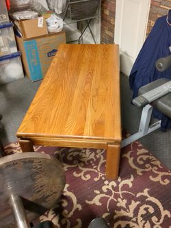 Oak Coffee Table 
