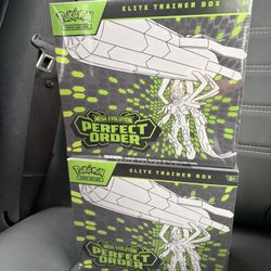 Perfect Order ETB’s (Newest Pokemon Set, 2 Available)