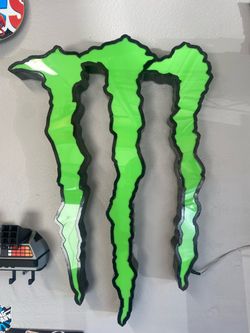 Monster energy led sign