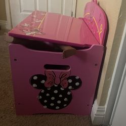 Toy Chest And Toddler Bed With Matters 