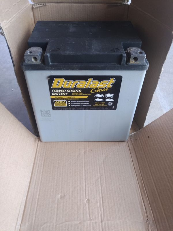 Rzr battery, utv battery, duralast gold power sports utility for Sale
