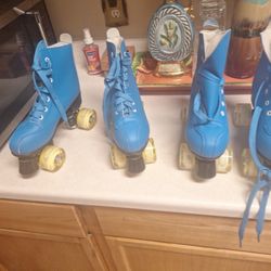 NEW ROLLER SKATES SIZE 37 EQUAL 6.5 /7.  38. = 8. 8.5. WOMEN'S.   $40. EACH  PAIR. FIRM PRICE 
