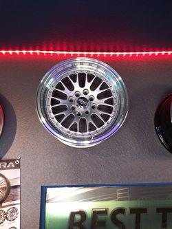 (4) New 15x8 4*100/114.3 Silver Rims