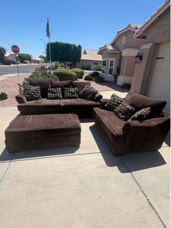 Xl couches with ottoman