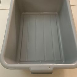 Pans And Plastic Tub