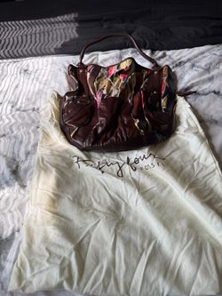 Fossil Leather Hobo Bag with Dust Bag