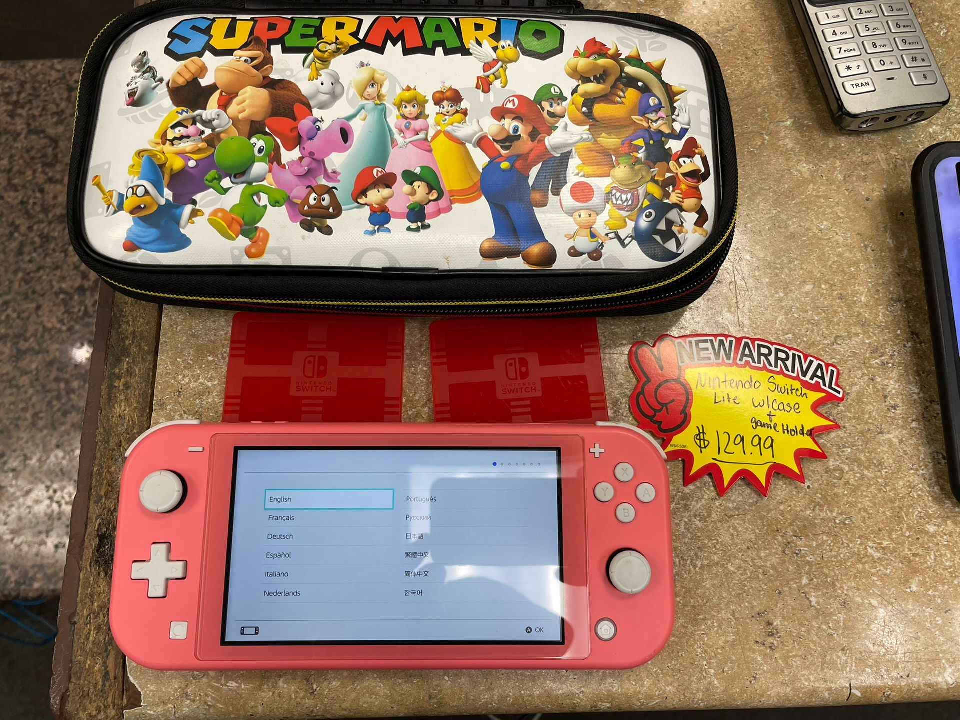 Nintendo Switch Lite W/Extras