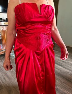 Red Silk Dress