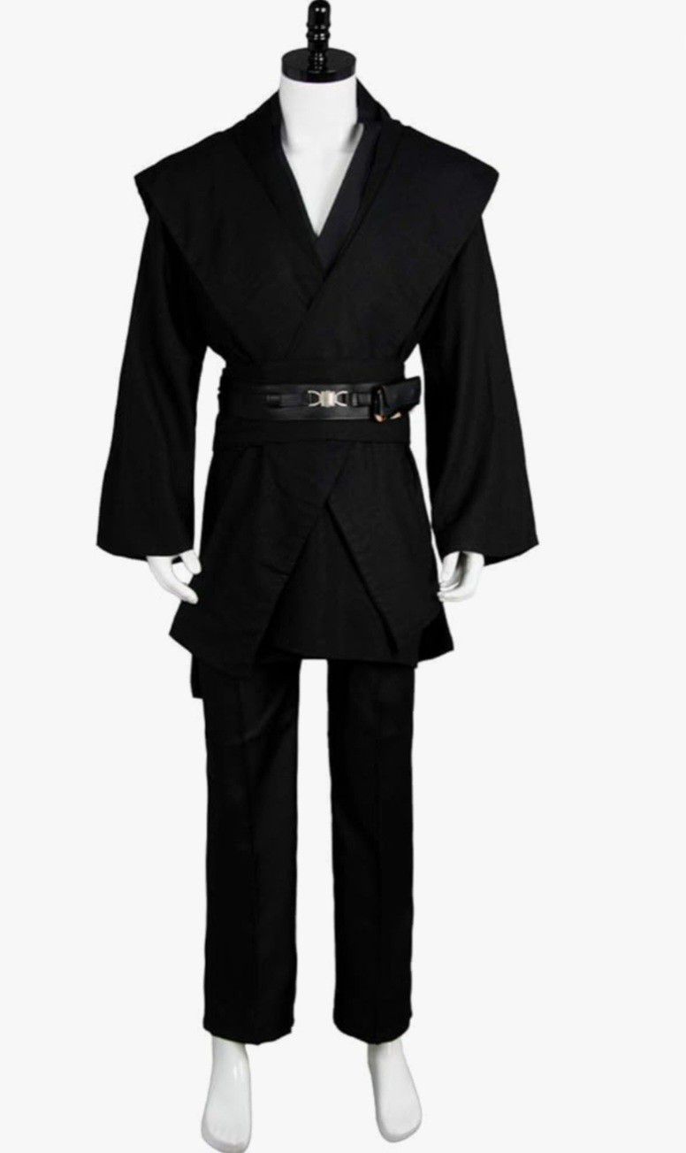 MAY 4th Laku Black Tunic Men's Tunic Hooded Robe Full Set 