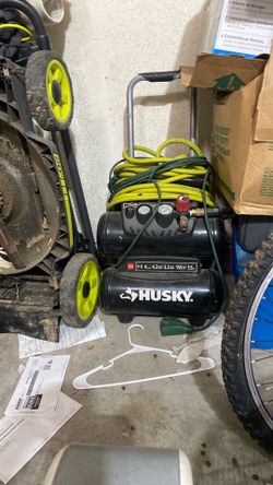 Husky dual tank air compressor